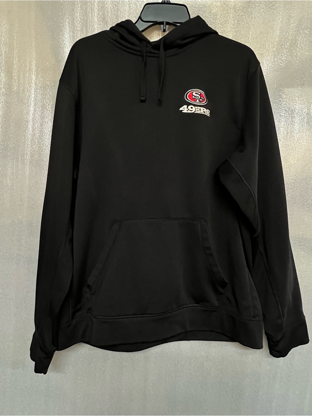 San Francisco 49ers Dunbrooke Men's Black Pullover Hoodie – Size L
